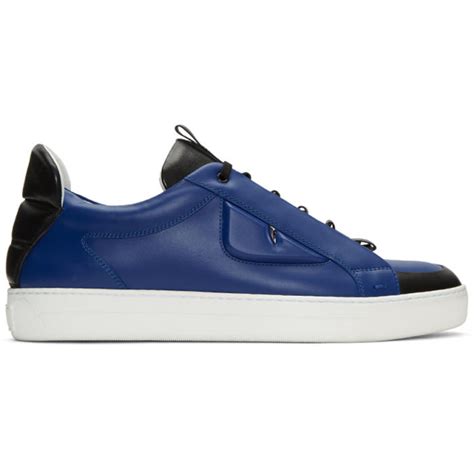 fendi blue bag bug sneakers|fendi baguette denim.